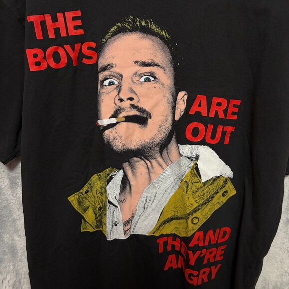 Zach Bryan Concert Shirt The Boys Are Out For Blood T-Shirt Mens Large Band Tee - Picture 2 of 8